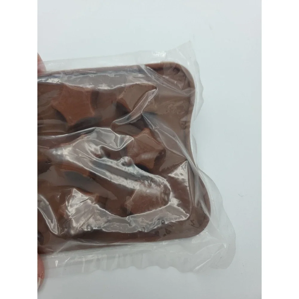 Silicone Candy Mold Star Shape ChocolateIce 15 Cavity Oven Freezer Microwave NIP